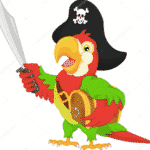 papegoja pirat