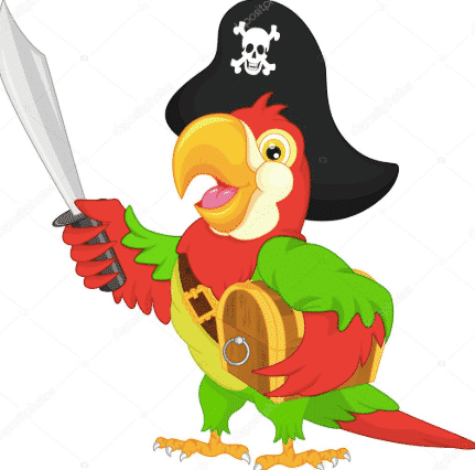 papegoja pirat